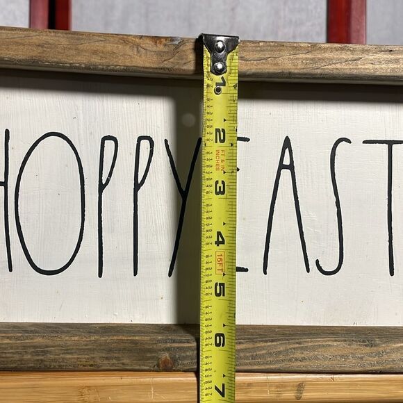 Hoppy Easter Wooden Free Standing Holiday Decoration - Picture 11 of 13